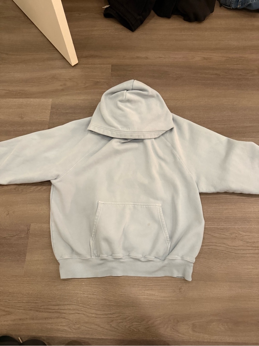 Aritzia Women's Crewneck Hoodie in Light Blue